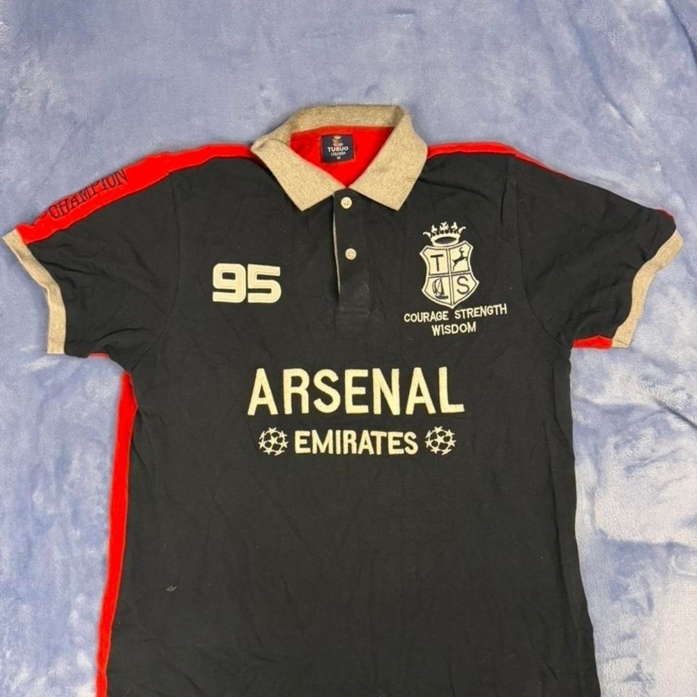 Tusuo Arsenal black polo shirt Size M
